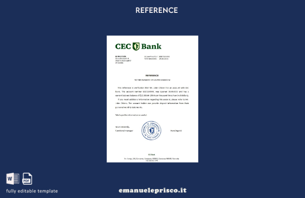 modello di riferimento della banca Romania CEC stile verificato